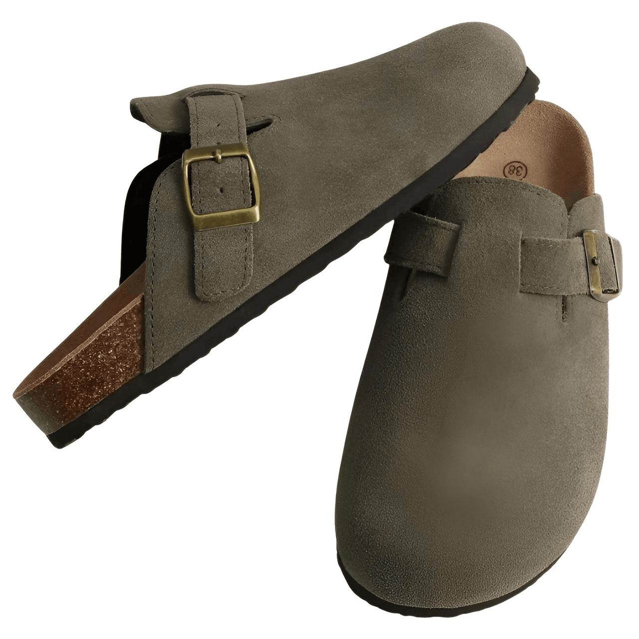 Trendy Cork Clog Suede Sandals With Arch Support -, Shoes , Drestiny , 10, 10.5, 11, 11.5, 12, 13, 14, 5.5, 6, 6.5, 7, 7.5, 8, 8.5, 9, 9.5, Apricot, Army Green, Australia, Black, Brown, Canada, New Zealand, Pink, Sandals, Slides, United Kingdom, United States , Drestiny , www.shopdrestiny.com