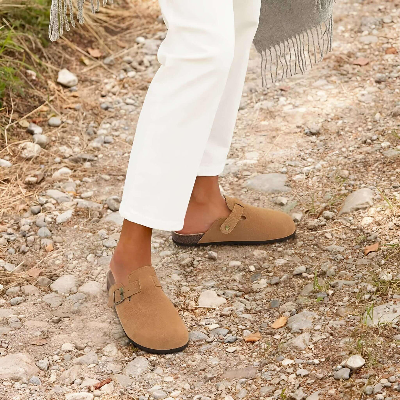 Trendy Cork Clog Suede Sandals With Arch Support -, Shoes , Drestiny , 10, 10.5, 11, 11.5, 12, 13, 14, 5.5, 6, 6.5, 7, 7.5, 8, 8.5, 9, 9.5, Apricot, Army Green, Australia, Black, Brown, Canada, New Zealand, Pink, Sandals, Slides, United Kingdom, United States , Drestiny , www.shopdrestiny.com