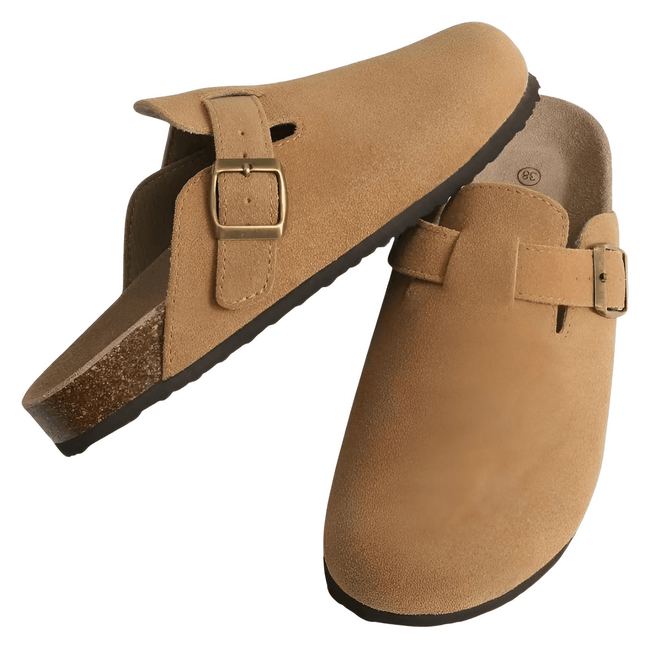 Trendy Cork Clog Suede Sandals With Arch Support -, Shoes , Drestiny , 10, 10.5, 11, 11.5, 12, 13, 14, 5.5, 6, 6.5, 7, 7.5, 8, 8.5, 9, 9.5, Apricot, Army Green, Australia, Black, Brown, Canada, New Zealand, Pink, Sandals, Slides, United Kingdom, United States , Drestiny , www.shopdrestiny.com