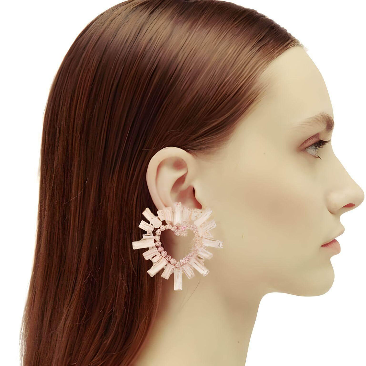 Trendy Flower & Heart Earrings for Women -, Earrings , Drestiny , Australia, Canada, Deep Pink, Earrings, Gender_Women, Hot Pink, Light Pink, New Zealand, Pink, Red, United Kingdom, United States, White , Drestiny , www.shopdrestiny.com