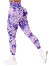 Thumbnail for Trendy Tie Dye Seamless Leggings for Women -, Leggings , Drestiny , Australia, Black, Brown, Canada, Dark Blue, Dark Purple, Dark Red, Gender_Women, Grey, L, Leggings, Light Blue, M, New Zealand, Olive Green, Pink, Purple, Rust Red, S, Sea Green, United Kingdom, United States, White, Wine Red , Drestiny , www.shopdrestiny.com