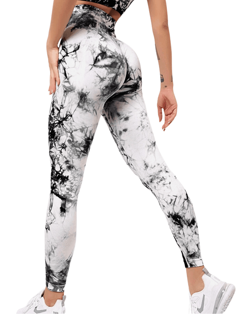 Trendy Tie Dye Seamless Leggings for Women -, Leggings , Drestiny , Australia, Black, Brown, Canada, Dark Blue, Dark Purple, Dark Red, Gender_Women, Grey, L, Leggings, Light Blue, M, New Zealand, Olive Green, Pink, Purple, Rust Red, S, Sea Green, United Kingdom, United States, White, Wine Red , Drestiny , www.shopdrestiny.com