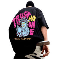 Thumbnail for Trust No One T Shirt Men -, Shirts & Tops , Drestiny , 4XL, Australia, Black, Blue, Canada, Casual Shirts, Deep Pink, FR, L, Light Blue, New Zealand, Pink, Short Sleeves, T-Shirts, United Kingdom, United States, White, XL, XXL, XXXL, Yellow , Drestiny , www.shopdrestiny.com