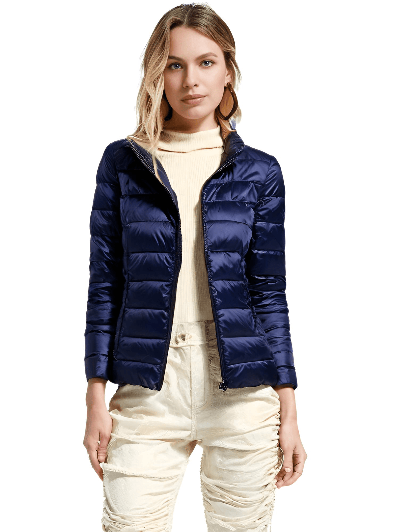 Ultra-Light Women's Thin Down Jacket, Drestiny, M, L, XL, 2XL, 3XL, United States, Australia, New Zealand, United Kingdom, Navy Blue, Khaki, Red, Sky Blue, Black, Wine Red, Pink, Deep Pink, shopdrestiny.com