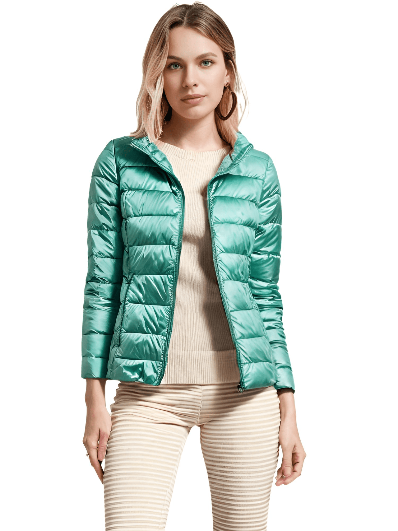 Ultra-Light Women's Thin Down Jacket, Drestiny, M, L, XL, 2XL, 3XL, United States, Australia, New Zealand, United Kingdom, Navy Blue, Khaki, Red, Sky Blue, Black, Wine Red, Pink, Deep Pink, shopdrestiny.com