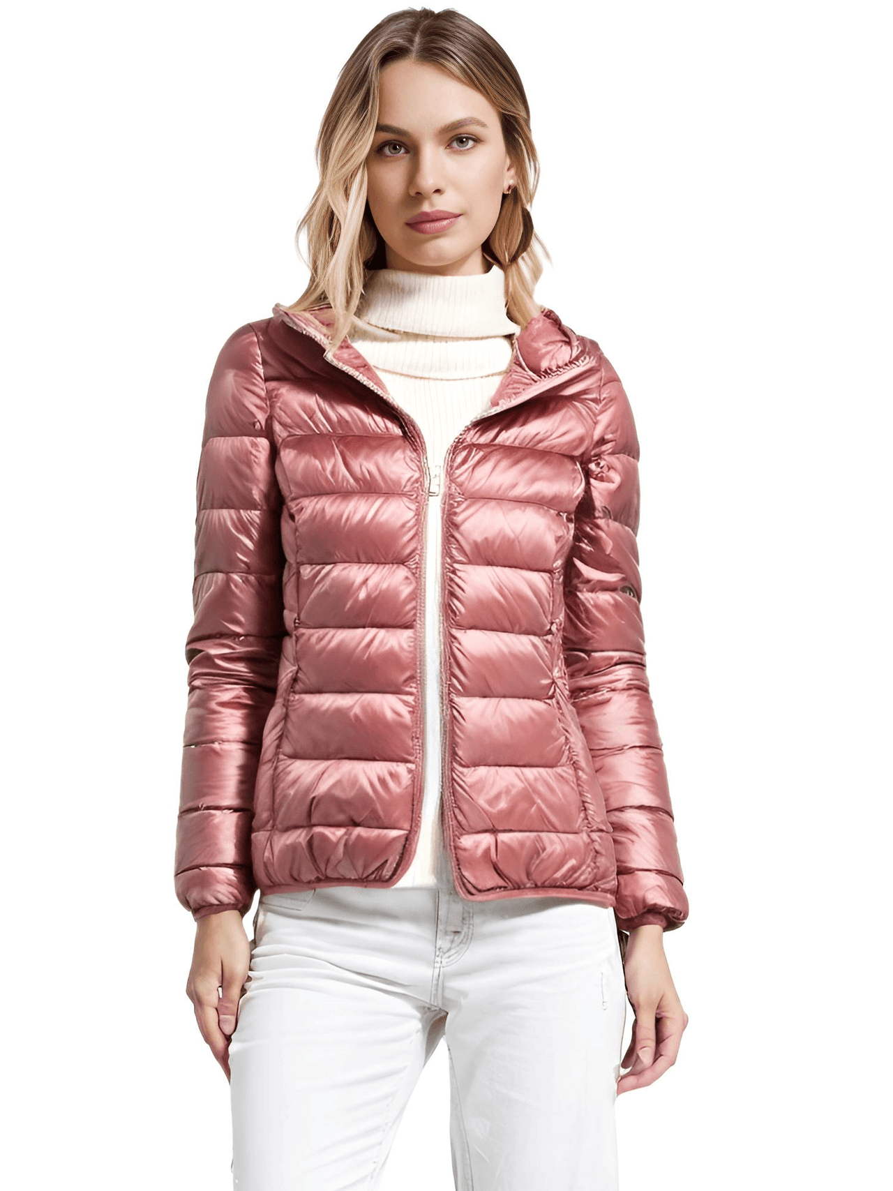 Ultra-Light Women's Thin Down Jacket, Drestiny, M, L, XL, 2XL, 3XL, United States, Australia, New Zealand, United Kingdom, Navy Blue, Khaki, Red, Sky Blue, Black, Wine Red, Pink, Deep Pink, shopdrestiny.com