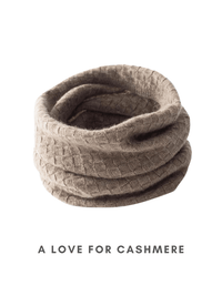 Thumbnail for Unisex Winter Brown Cashmere Neck Warmer Scarves