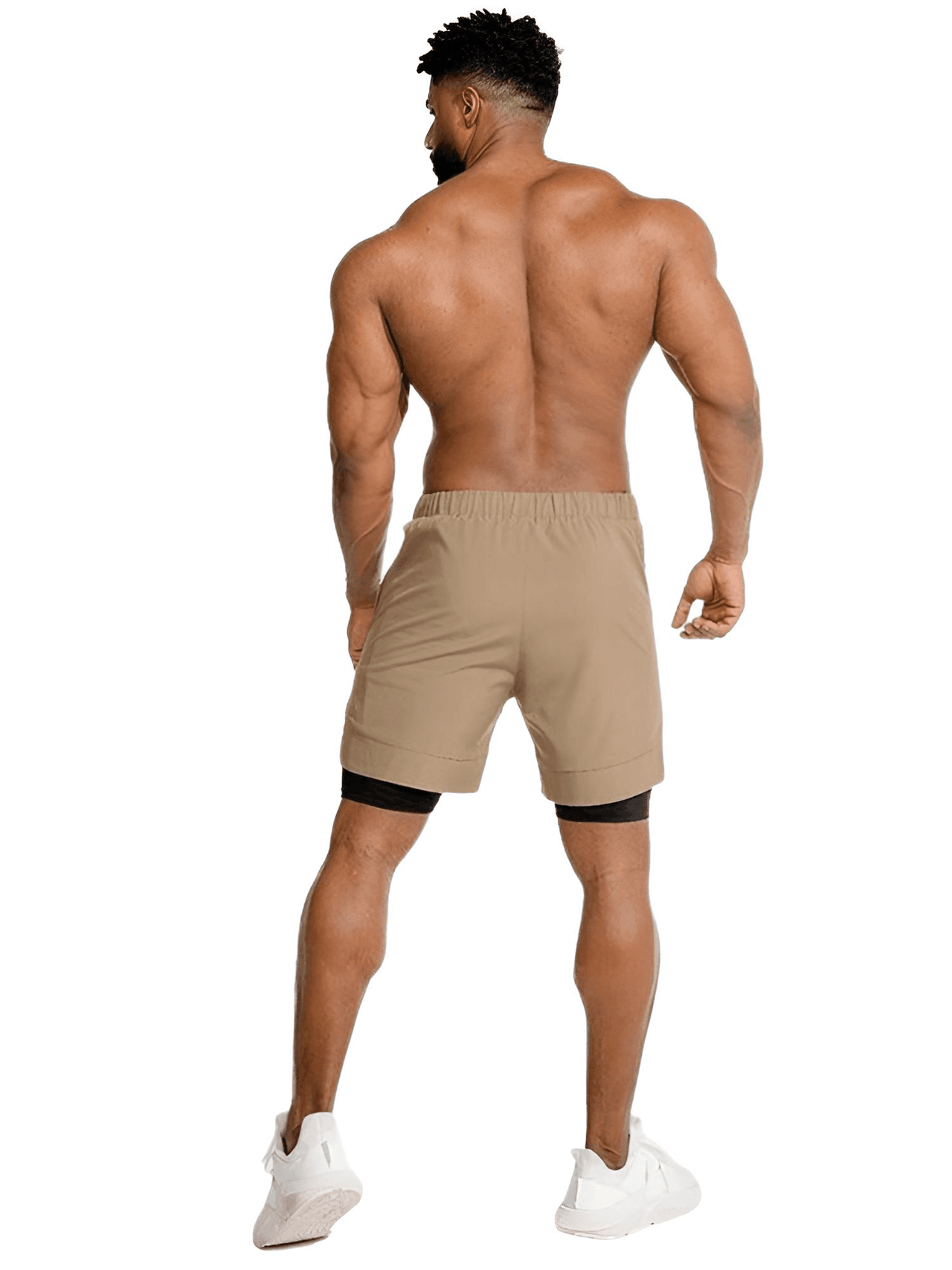 Men's Knee Length Compression Shorts With Hidden Pocket! -, shorts , Drestiny , Australia, Black, Gender_Men, Khaki, L, M, New Zealand, Orange, Red, Shorts, United Kingdom, United States, XL, XXL , Drestiny , www.shopdrestiny.com