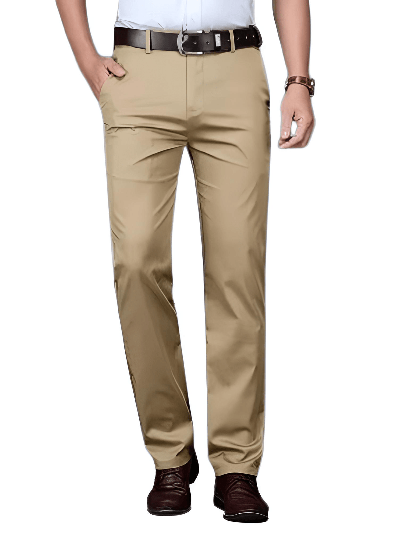 Men's Straight Leg Pants -, Pants , Drestiny , Army Green, Australia, Black, Brown, Canada, Casual Pants, Dress Pants, FR, Green, Khaki, Light Brown, Tan, United Kingdom, United States , Drestiny , www.shopdrestiny.com