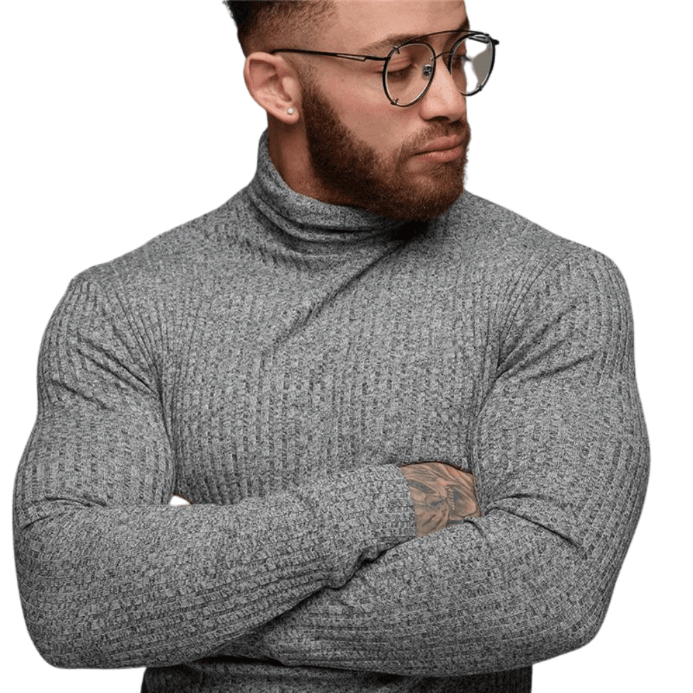 Men's Plain Turtleneck -, Turtleneck , Drestiny , Australia, Black, Canada, Casual Shirts, Dress Shirts, FR, Gender_Men, Grey, L, Long Sleeves, M, New Zealand, Turtlenecks, United Kingdom, United States, White, XL, XXL , Drestiny , www.shopdrestiny.com