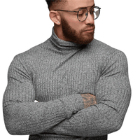 Thumbnail for Men's Plain Turtleneck -, Turtleneck , Drestiny , Australia, Black, Canada, Casual Shirts, Dress Shirts, FR, Gender_Men, Grey, L, Long Sleeves, M, New Zealand, Turtlenecks, United Kingdom, United States, White, XL, XXL , Drestiny , www.shopdrestiny.com