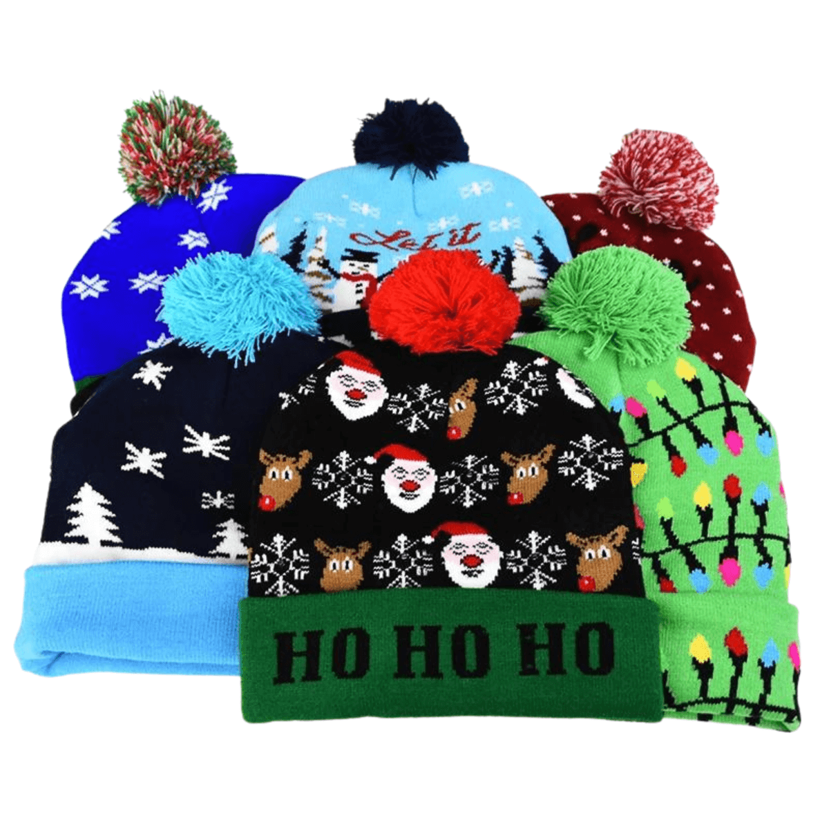 LED Winter Hats for Kids -, Hats , Drestiny , Australia, Black, Blue, Boys, Canada, Dark Red, Girls, Green, Hats, Light Blue, Navy, New Zealand, Red, Sky Blue, TD, United Kingdom, United States, White , Drestiny , www.shopdrestiny.com