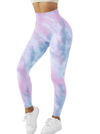 Thumbnail for Trendy Tie Dye Seamless Leggings for Women -, Leggings , Drestiny , Australia, Black, Brown, Canada, Dark Blue, Dark Purple, Dark Red, Gender_Women, Grey, L, Leggings, Light Blue, M, New Zealand, Olive Green, Pink, Purple, Rust Red, S, Sea Green, United Kingdom, United States, White, Wine Red , Drestiny , www.shopdrestiny.com