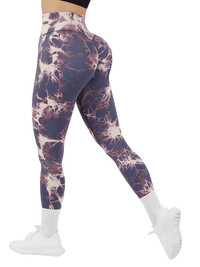 Thumbnail for Trendy Tie Dye Seamless Leggings for Women -, Leggings , Drestiny , Australia, Black, Brown, Canada, Dark Blue, Dark Purple, Dark Red, Gender_Women, Grey, L, Leggings, Light Blue, M, New Zealand, Olive Green, Pink, Purple, Rust Red, S, Sea Green, United Kingdom, United States, White, Wine Red , Drestiny , www.shopdrestiny.com