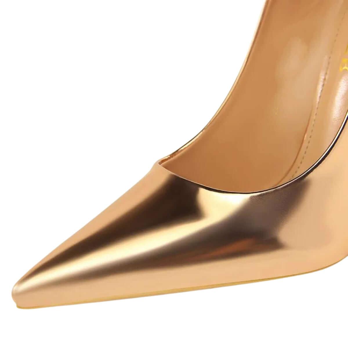 Metallic High Heel Pumps For Women -, Pumps , Drestiny , 10, 10.5, 6.5, 7.5, 8.5, 9, 9.5, Australia, Black, Blue, Bronze, Champagne, FR, Gold, Green, Heels, High Heels, Pumps, Red, Silver, Stilettos, United Kingdom, United States , Drestiny , www.shopdrestiny.com