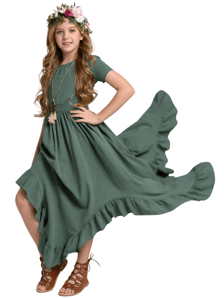 Boho Dresses For Girls -, Dress , Drestiny , 10T, 12T, 14T, 3T, 4T, 6T, 8T, Australia, Beige, Brown, Canada, Coffee, Dark Green, Dark Grey, Dresses, FR, Girls, Green, New Zealand, Pink, Purple, Red, Sleeveless, TD, United Kingdom, United States, White , Drestiny , www.shopdrestiny.com