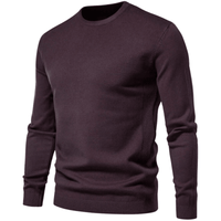 Thumbnail for O-Neck Pullover Sweater For Men -, Shirts & Tops , Drestiny , Australia, Black, Blue, Dark Green, FR, L, M, Navy, New Zealand, Pullovers, S, Sweaters, United Kingdom, United States, Wine Red, XL, XXL, Yellow , Drestiny , www.shopdrestiny.com