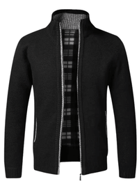 Thumbnail for Stand Collar Zipper Cardigans For Men -, Jacket , Drestiny , Australia, Black, Blue, Cardigans, Coffee, Dark Grey, L, Light Grey, M, New Zealand, Red, Sweaters, United Kingdom, United States, Wine Red, XL, XXL, XXXL , Drestiny , www.shopdrestiny.com