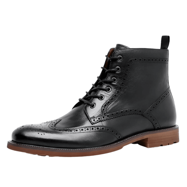 Elevate your fashion statement with these genuine leather ankle boots for men. Discover the vintage brogue design at Drestiny and enjoy free shipping, along with tax-free shopping! Hurry, save up to 50% off!