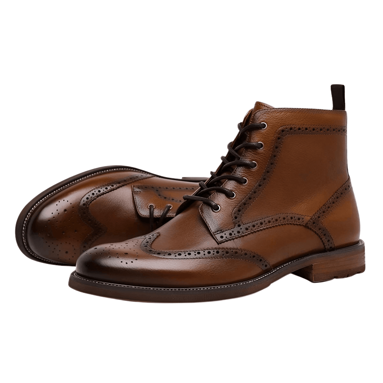 Vintage Brogue Genuine Leather Ankle Boots For Men -, Ankle Boots , Drestiny , 10, 10.5, 6, 6.5, 7, 7.5, 8, 9, 9.5, Ankle Boots, Australia, Black, Boots, Brown, Canada, FR, New Zealand, United Kingdom, United States , Drestiny , www.shopdrestiny.com