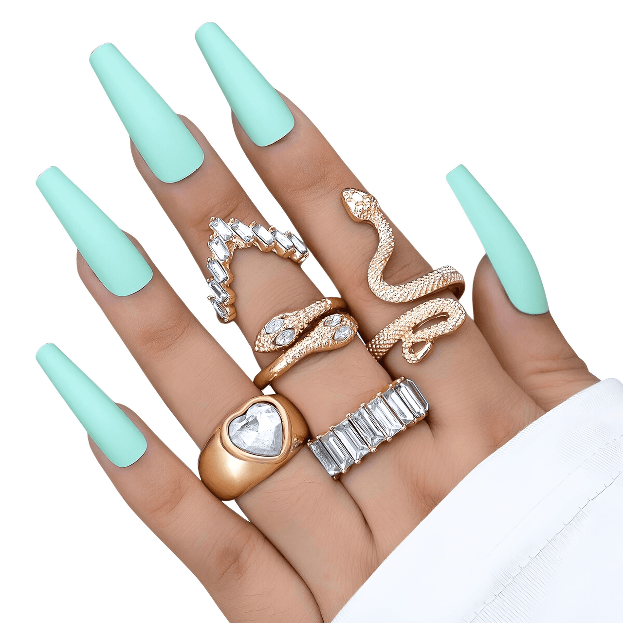 Trendy Ring Sets For Women -, Rings , Drestiny , Australia, Black, Blue, Canada, Dark Red, Deep Pink, Gender_Women, Gold, Green, Jewelry Sets, New Zealand, Pink, Red, Rings, Sets, Silver, United Kingdom, United States, White , Drestiny , www.shopdrestiny.com