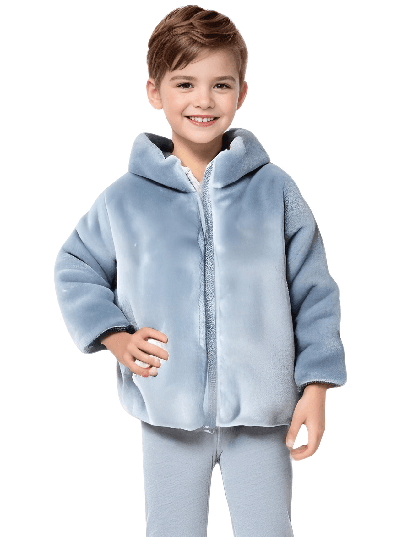 Warm Jacket For Kids -, Jackets , Drestiny , 12M, 18M, 2T, 3T, 4T, 5T, 6T, 7T, Blue Grey, Boys, Canada, FR, Girls, Jackets, Light Blue, Pink, Sky Blue, TD, United Kingdom, United States, Watermelon Red , Drestiny , www.shopdrestiny.com