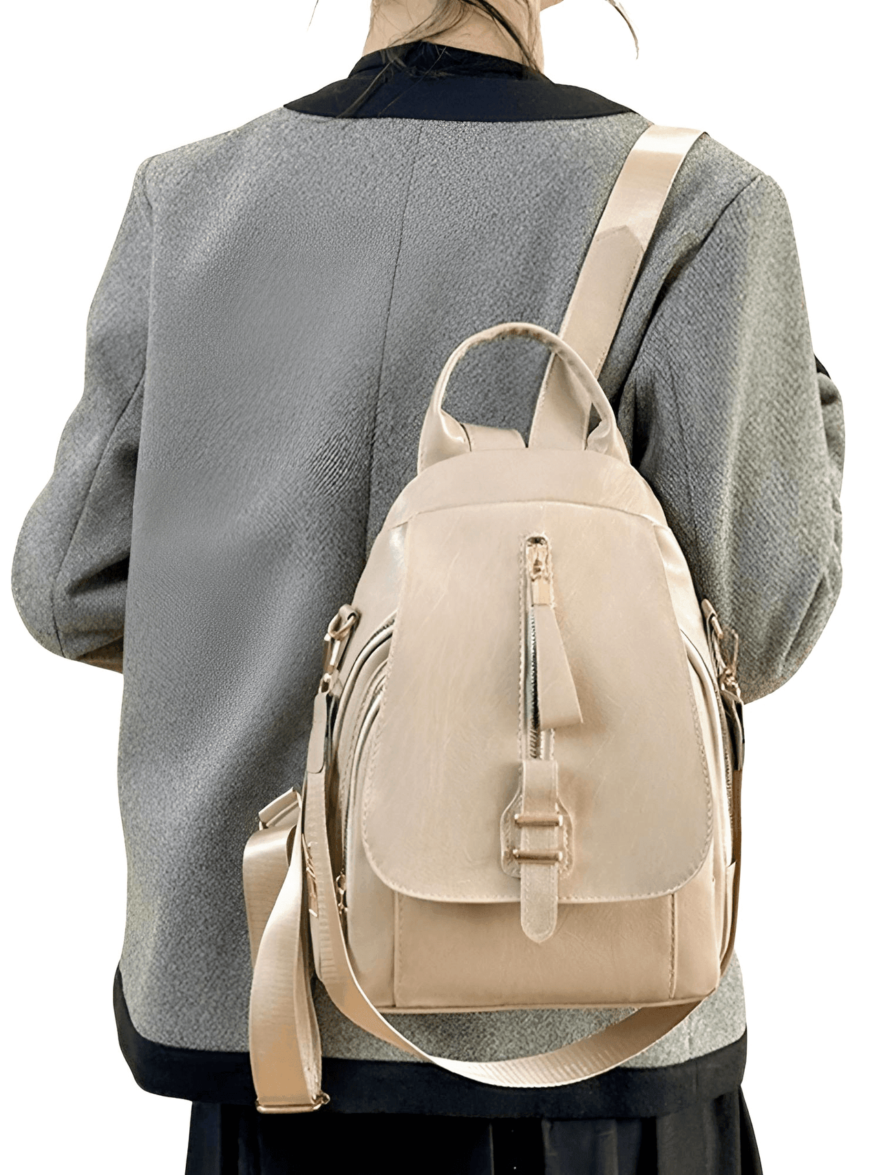 Waterproof Wear-Resistant High-Quality Leather Travel Backpack For Women -, Backpacks , Drestiny , Australia, Backpacks, Black, Brown, Canada, Khaki, New Zealand, United Kingdom, United States , Drestiny , www.shopdrestiny.com