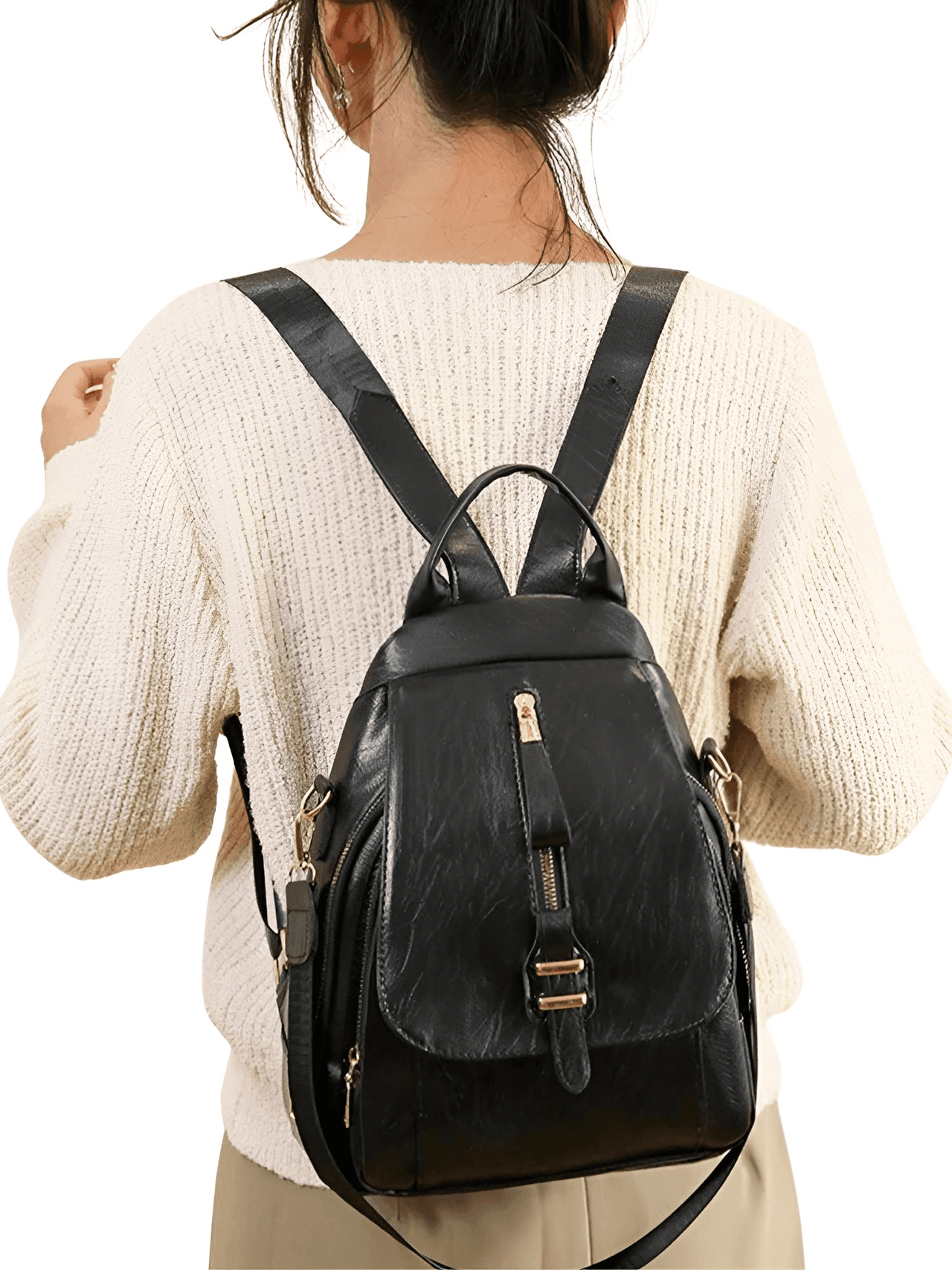 Waterproof Wear-Resistant High-Quality Leather Travel Backpack For Women -, Backpacks , Drestiny , Australia, Backpacks, Black, Brown, Canada, Khaki, New Zealand, United Kingdom, United States , Drestiny , www.shopdrestiny.com