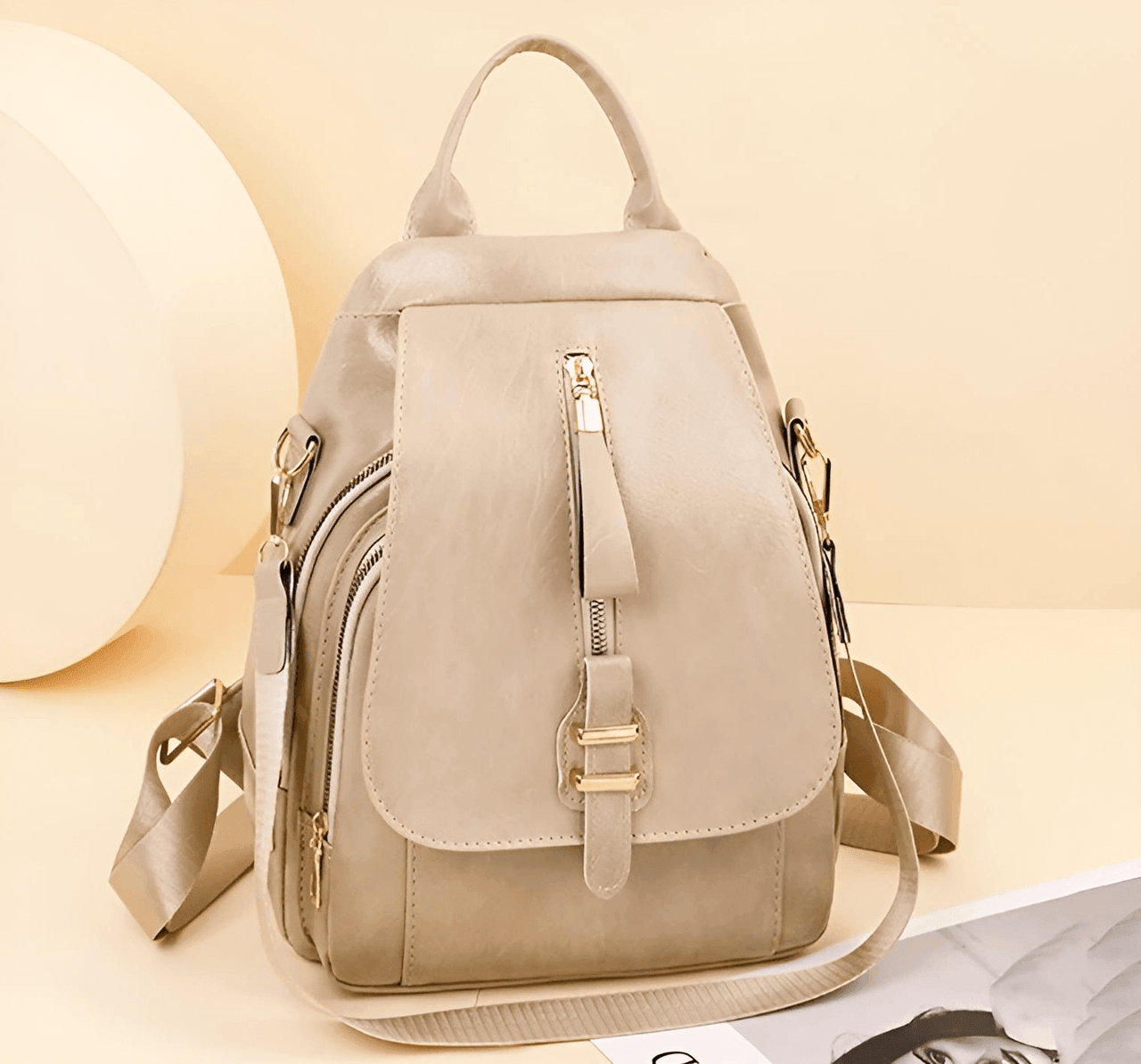 Waterproof Wear-Resistant High-Quality Leather Travel Backpack For Women -, Backpacks , Drestiny , Australia, Backpacks, Black, Brown, Canada, Khaki, New Zealand, United Kingdom, United States , Drestiny , www.shopdrestiny.com