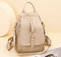 Thumbnail for Waterproof Wear-Resistant High-Quality Leather Travel Backpack For Women -, Backpacks , Drestiny , Australia, Backpacks, Black, Brown, Canada, Khaki, New Zealand, United Kingdom, United States , Drestiny , www.shopdrestiny.com