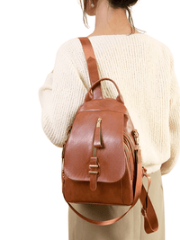 Thumbnail for Waterproof Wear-Resistant High-Quality Leather Travel Backpack For Women -, Backpacks , Drestiny , Australia, Backpacks, Black, Brown, Canada, Khaki, New Zealand, United Kingdom, United States , Drestiny , www.shopdrestiny.com