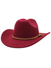 Thumbnail for Western Wide Brim Cowboy Hat -, Hats , Drestiny , Army Green, Australia, Beige, Black, Brown, Camel, Canada, Dark Blue, Dark Brown, Gender_Men, Gender_Women, Hats, Khaki, Navy, New Zealand, Off White, Red, United Kingdom, United States, White, Wine Red , Drestiny , www.shopdrestiny.com