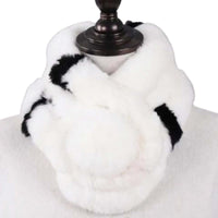 Thumbnail for Winter Natural 100% Rex Rabbit Fur Ring Scarves For Women -, Scarves , Drestiny , Australia, Beige, Bisque, Black, Blue, Blue Grey, Brown, Canada, Dark Grey, Dark Pink, FR, Gender_Women, Grey, Khaki, New Zealand, Orange, Pink, Purple, Scarves, Silver, United Kingdom, United States, White, Wine Red , Drestiny , www.shopdrestiny.com