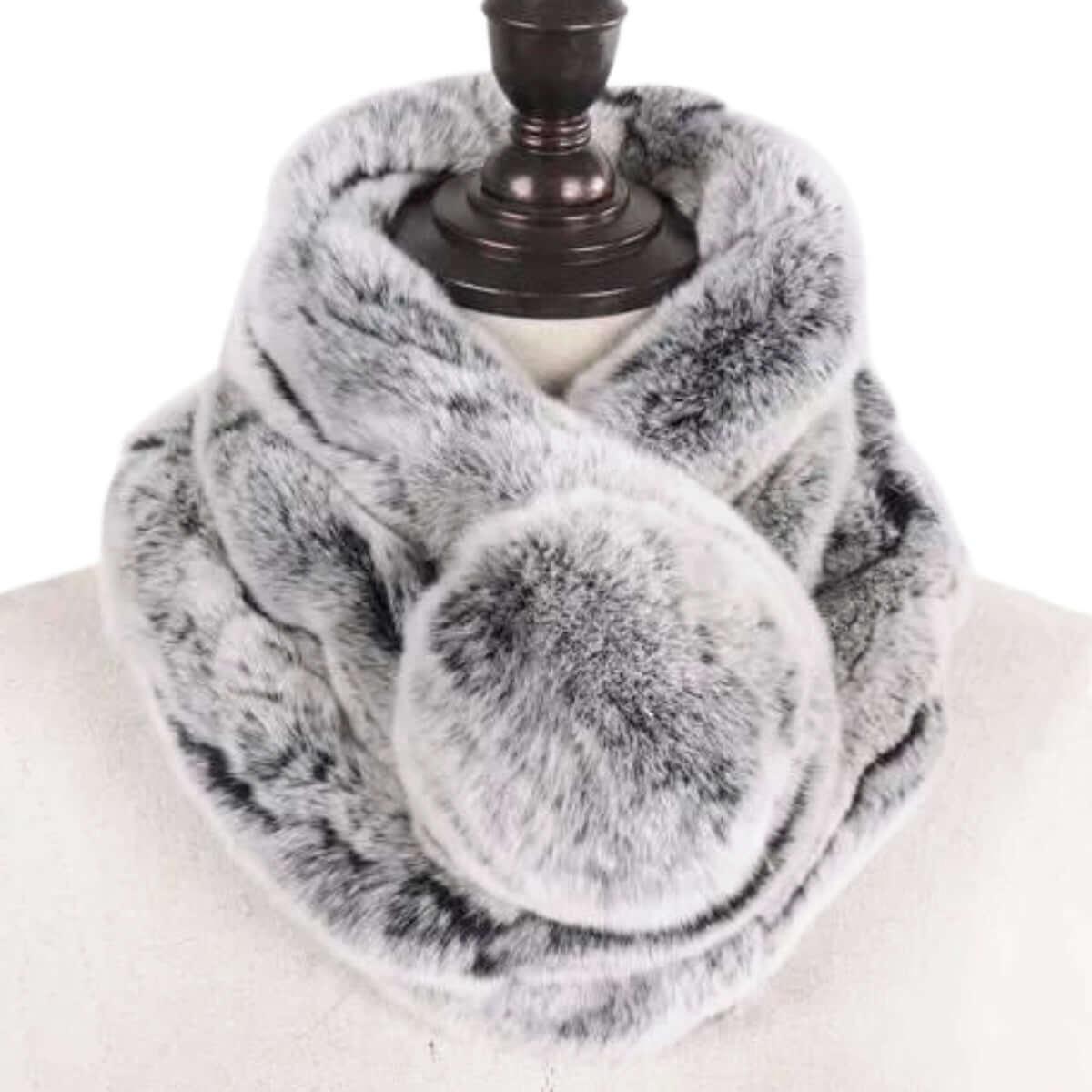 Winter Natural 100% Rex Rabbit Fur Ring Scarves For Women -, Scarves , Drestiny , Australia, Beige, Bisque, Black, Blue, Blue Grey, Brown, Canada, Dark Grey, Dark Pink, FR, Gender_Women, Grey, Khaki, New Zealand, Orange, Pink, Purple, Scarves, Silver, United Kingdom, United States, White, Wine Red , Drestiny , www.shopdrestiny.com