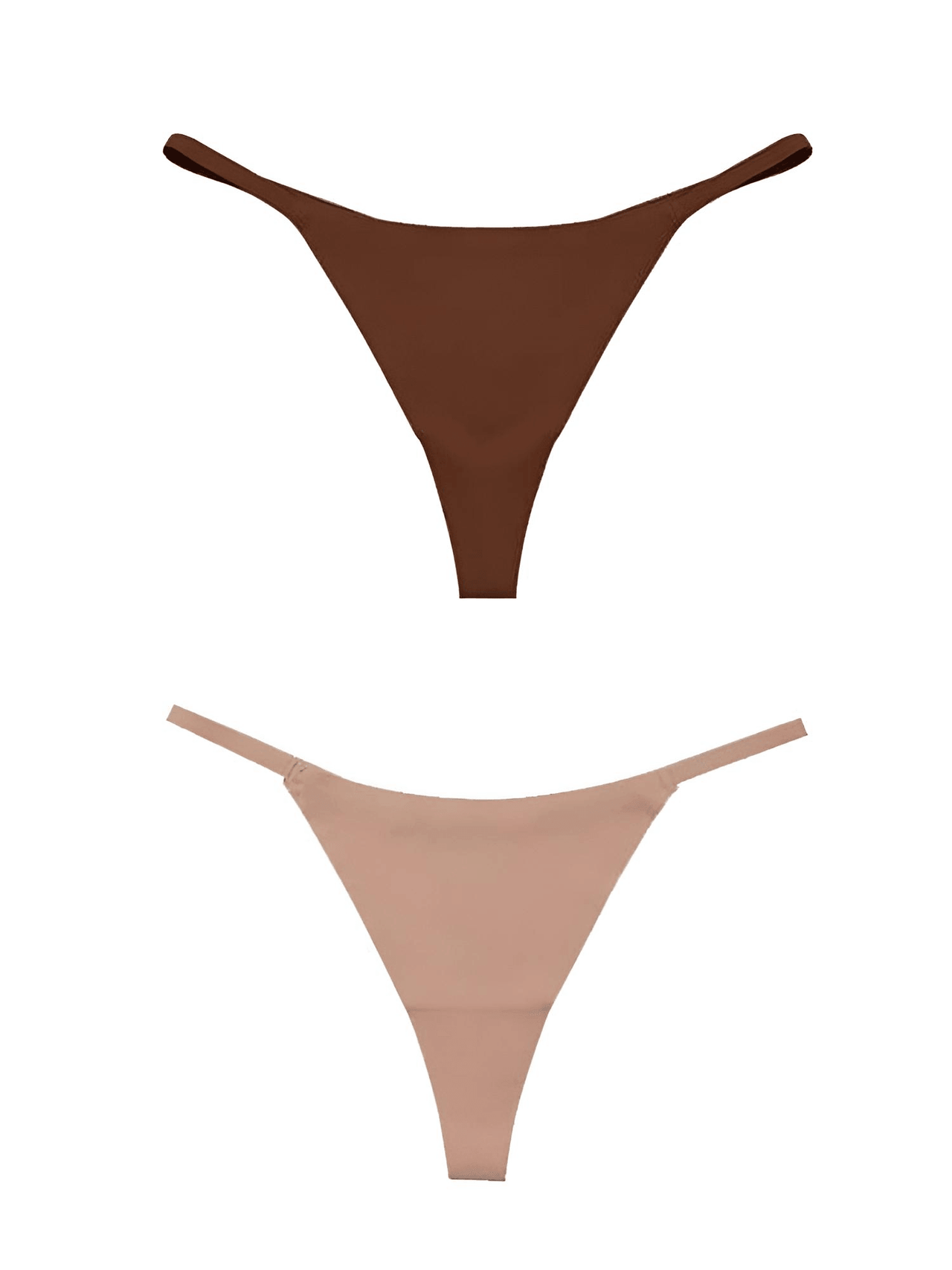 Women's 2 Pcs Seamless Panties - G-String! -, Underwear , Drestiny , Auburn, Australia, Brown, Canada, Coffee, Dark Brown, Dark Red, Gender_Women, L, Light Grey, M, New Zealand, Nude, S, Underwear, United Kingdom, United States, XL , Drestiny , www.shopdrestiny.com