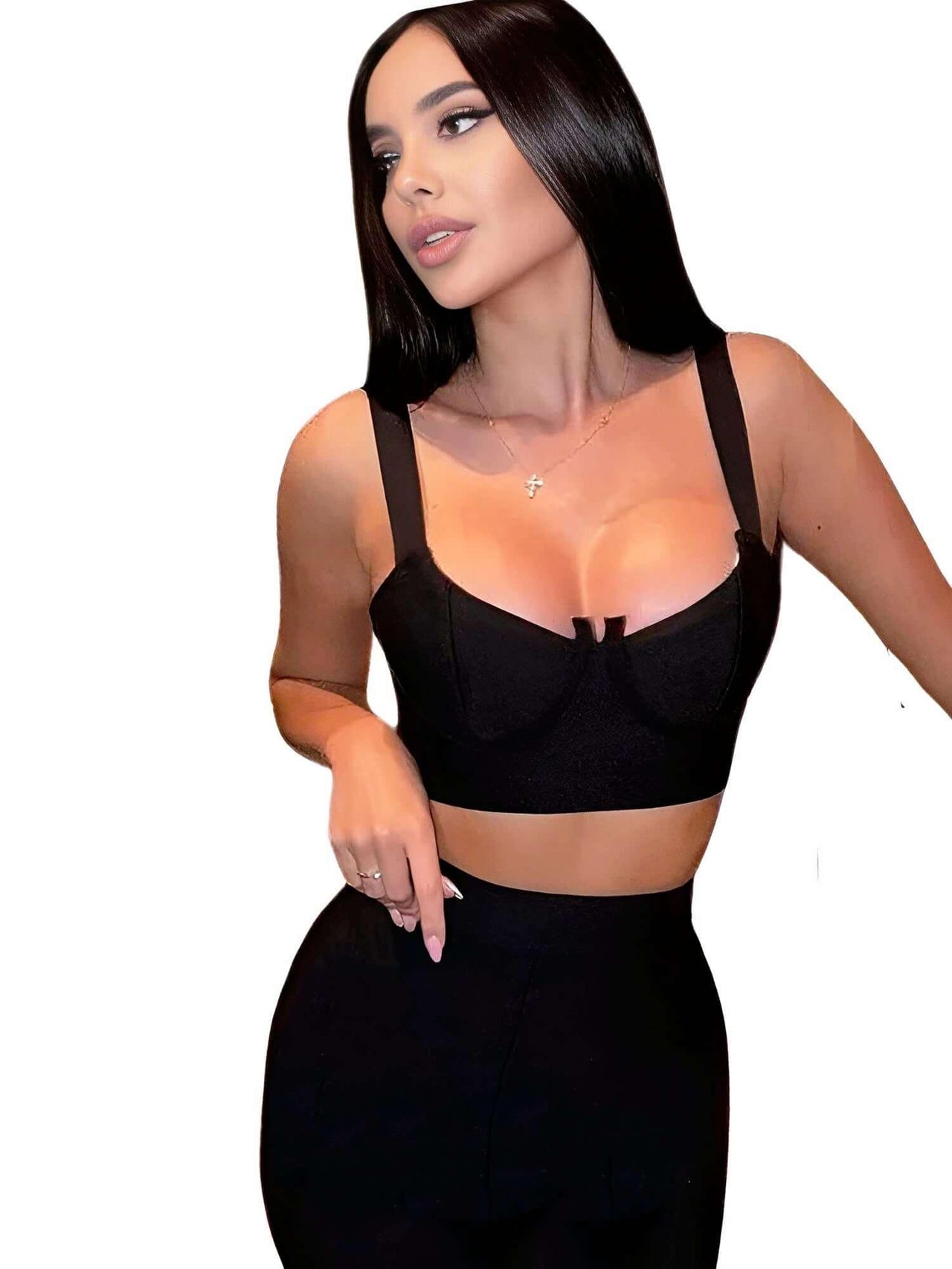 Women's Bandage 2-Piece Set Including High Waist Flared Pants and Crop Top -, Pant Sets , Drestiny , Australia, Black, Blue, Crop Tops, Green, Grey, L, Light Blue, Lilac, M, New Zealand, Olive, Pant Sets, Purple, Red, S, Sets, Sleeveless, United Kingdom, United States, White, XS , Drestiny , www.shopdrestiny.com