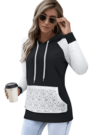 Thumbnail for Women's Lace Hoodies -, Shirts & Tops , Drestiny , Australia, Black, Canada, FR, Grey, Hoodies, L, M, New Zealand, Pullovers, S, Sweaters, Sweatshirts, United Kingdom, United States, XL, XXL , Drestiny , www.shopdrestiny.com