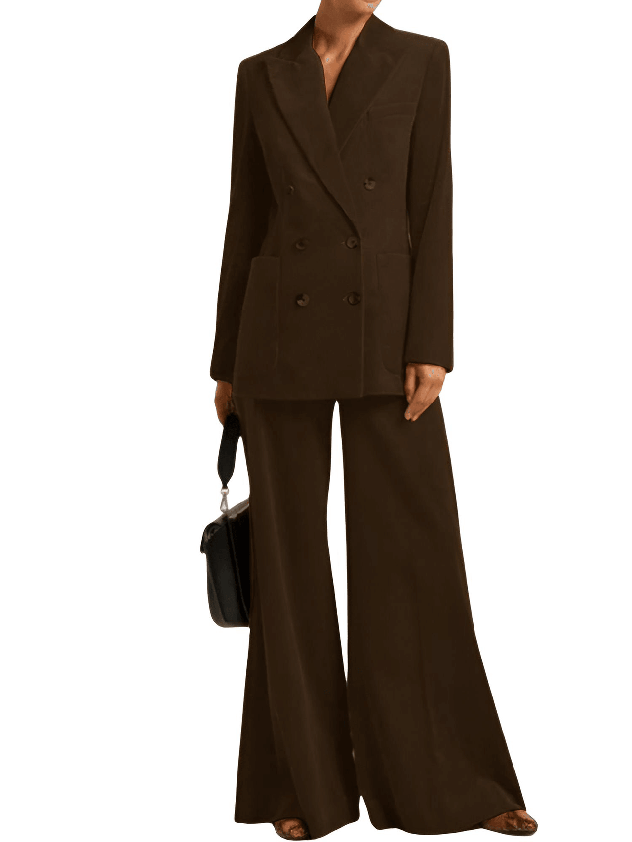 Women's Suit 2-Piece Corduroy Flared Wide Leg Pants Suit -, Suits , Drestiny , Australia, Black, Blazers, Blue, Brown, Canada, Dark Blue, Dark Brown, Dark Green, Dark Grey, Dress Pants, Gold, Grey, Jackets, Khaki, L, Light Blue, Light Brown, M, Navy, New Zealand, Pant Sets, Pant Suits, Pink, Purple, Red, Royal Blue, S, Sets, Sky Blue, United Kingdom, United States, White, XL, XXL, XXXL , Drestiny , www.shopdrestiny.com