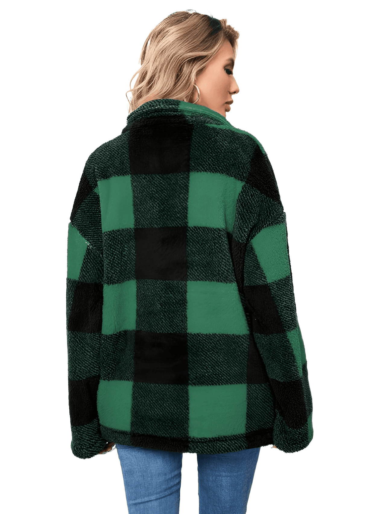 Women's Checkered Jacket -, Coats & Jackets , Drestiny , Australia, Beige, Black, Brown, Canada, Coats, Dark Blue, Green, Jackets, Khaki, L, M, New Zealand, S, Tan, United Kingdom, United States, XL , Drestiny , www.shopdrestiny.com