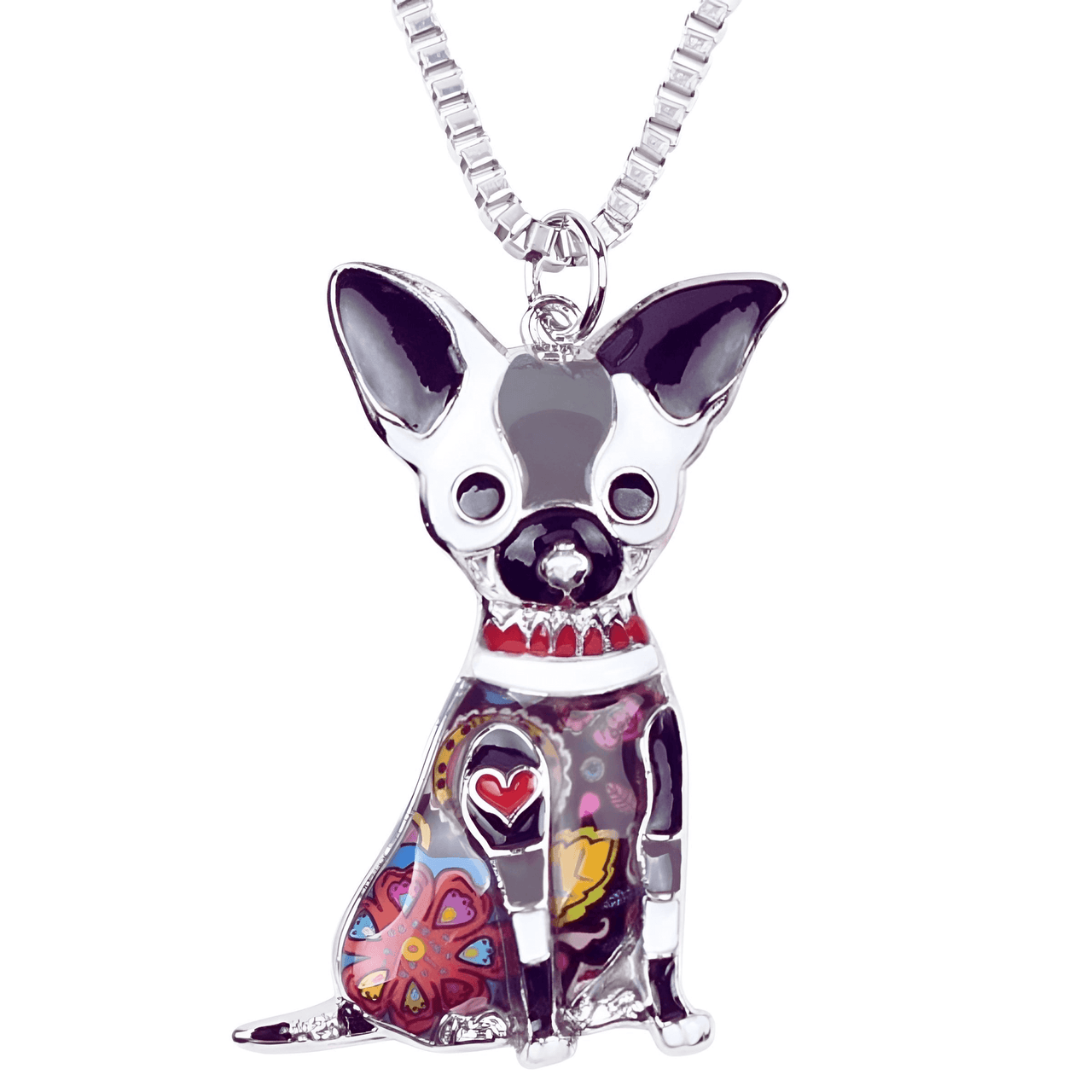 Women's Chihuahua Pendant Necklace -, Necklace , Drestiny , Australia, Black, Blue, Brown, Canada, FR, Gender_Women, Green, Grey, Necklaces, New Zealand, Peach, Pink, Red, United Kingdom, United States, Yellow , Drestiny , www.shopdrestiny.com