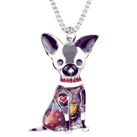 Thumbnail for Women's Chihuahua Pendant Necklace -, Necklace , Drestiny , Australia, Black, Blue, Brown, Canada, FR, Gender_Women, Green, Grey, Necklaces, New Zealand, Peach, Pink, Red, United Kingdom, United States, Yellow , Drestiny , www.shopdrestiny.com