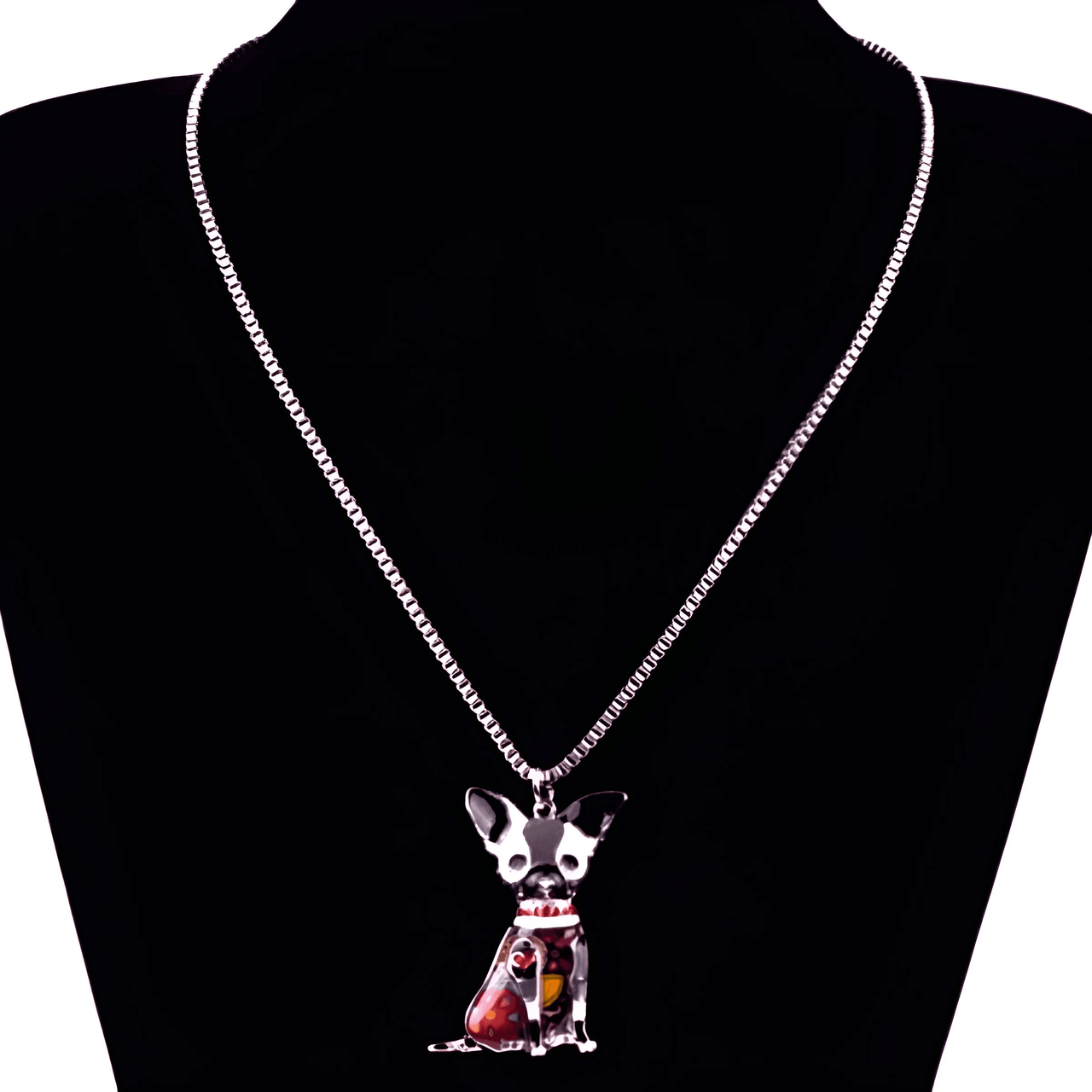 Women's Chihuahua Pendant Necklace -, Necklace , Drestiny , Australia, Black, Blue, Brown, Canada, FR, Gender_Women, Green, Grey, Necklaces, New Zealand, Peach, Pink, Red, United Kingdom, United States, Yellow , Drestiny , www.shopdrestiny.com