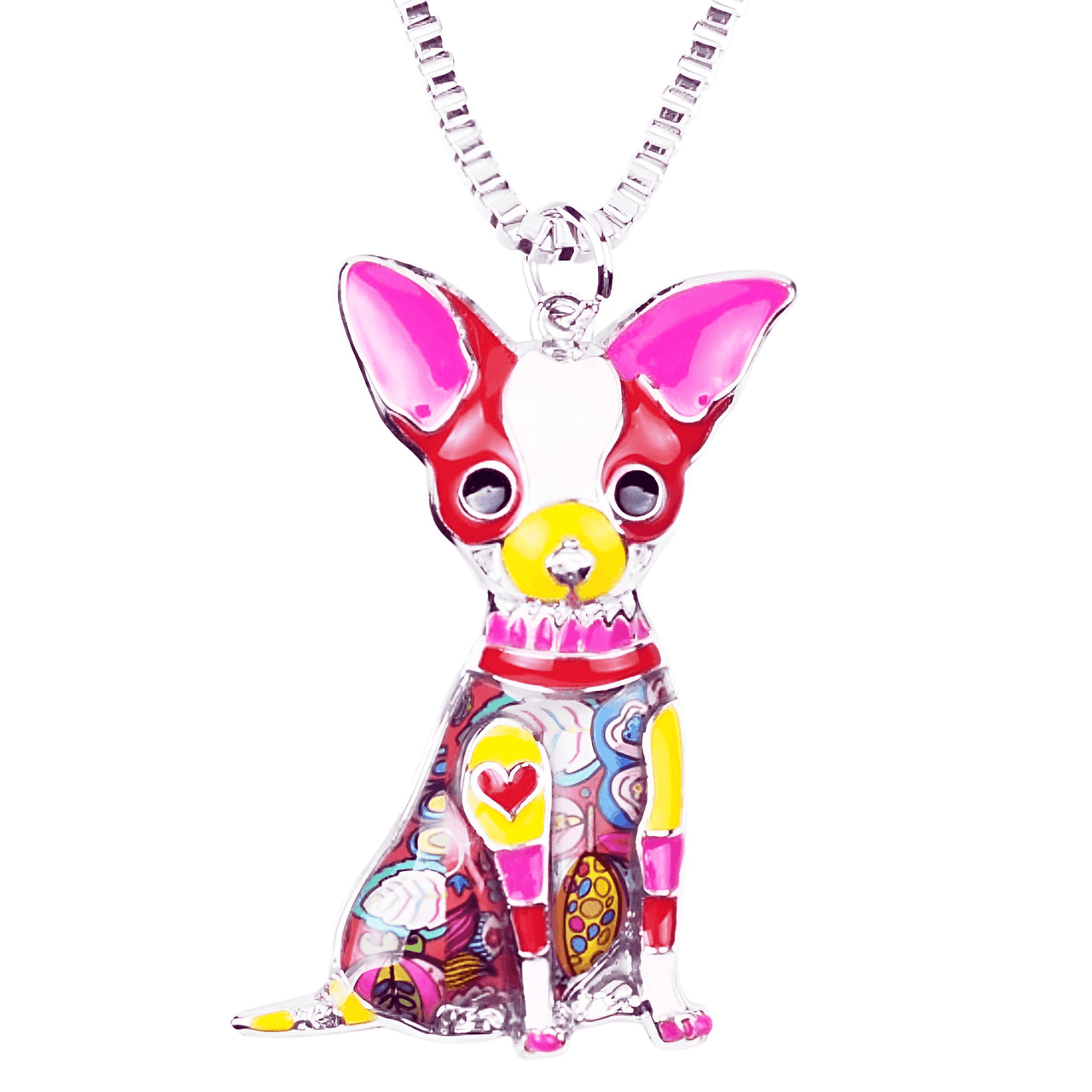 Women's Chihuahua Pendant Necklace -, Necklace , Drestiny , Australia, Black, Blue, Brown, Canada, FR, Gender_Women, Green, Grey, Necklaces, New Zealand, Peach, Pink, Red, United Kingdom, United States, Yellow , Drestiny , www.shopdrestiny.com