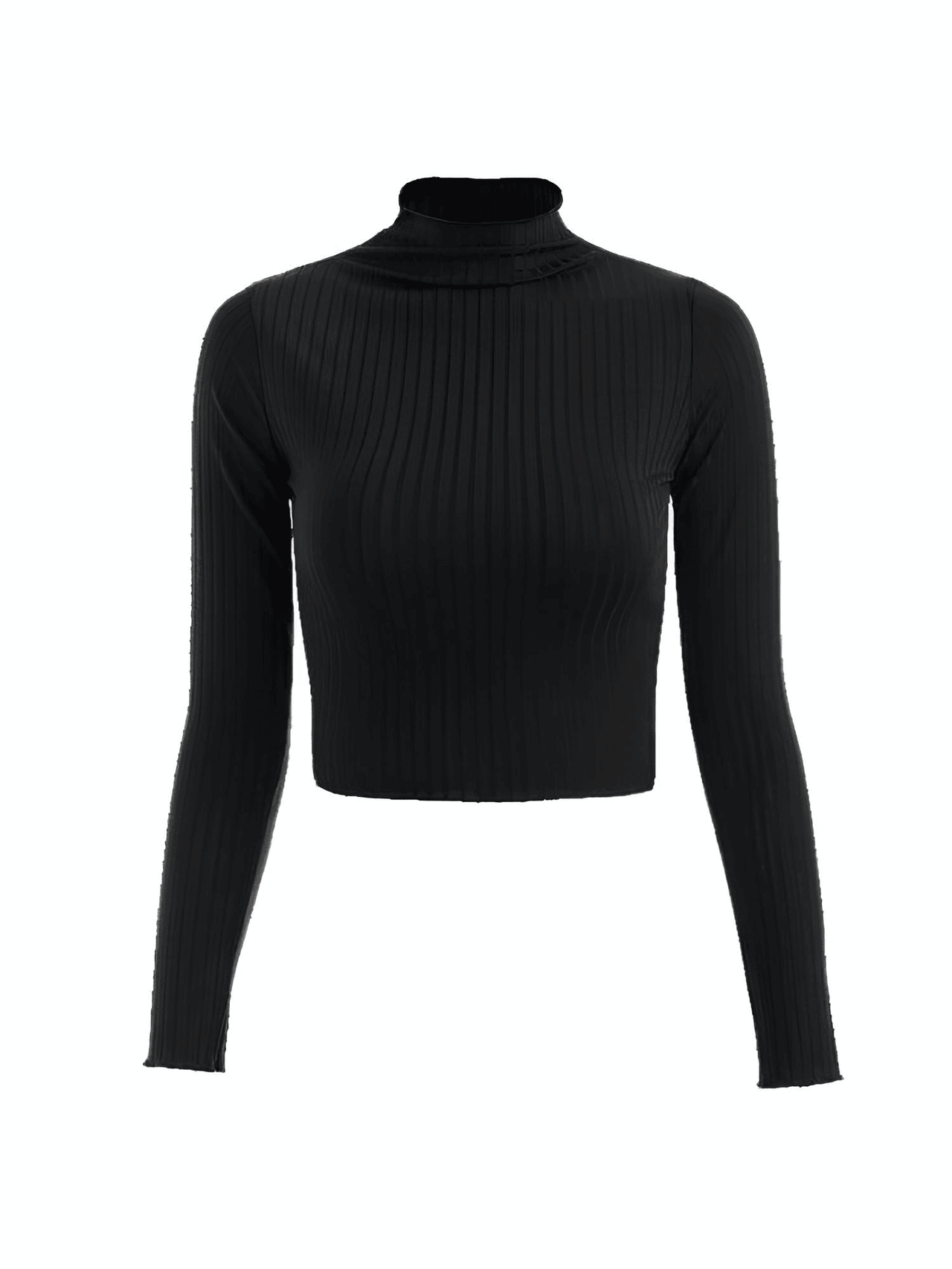 Women's Crop Turtleneck -, Turtleneck , Drestiny , Army Green, Australia, Black, Canada, Casual Shirts, Crop Tops, Dark Green, Dark Red, Gender_Women, Grey, L, Long Sleeves, M, New Zealand, S, Turtlenecks, United Kingdom, United States, XL, Yellow , Drestiny , www.shopdrestiny.com