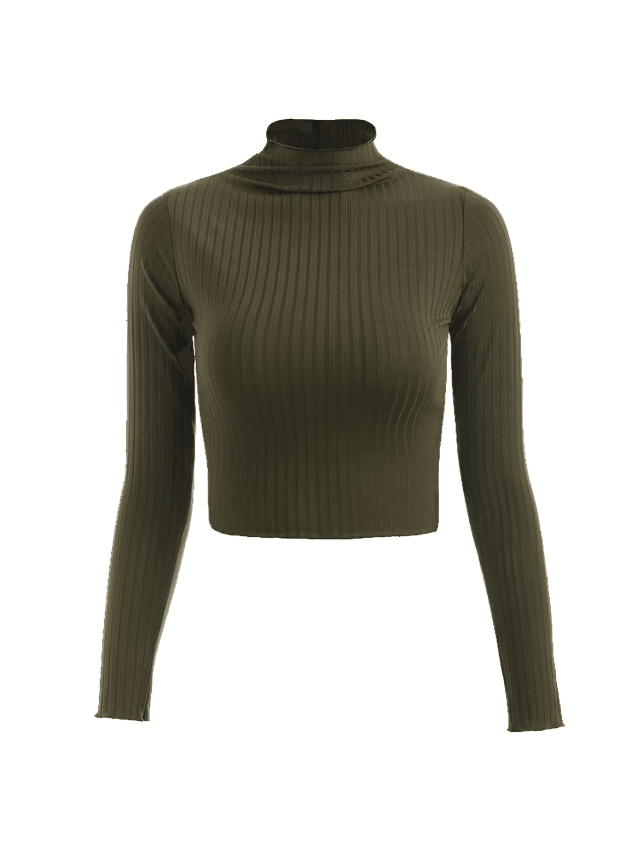 Women's Crop Turtleneck -, Turtleneck , Drestiny , Army Green, Australia, Black, Canada, Casual Shirts, Crop Tops, Dark Green, Dark Red, Gender_Women, Grey, L, Long Sleeves, M, New Zealand, S, Turtlenecks, United Kingdom, United States, XL, Yellow , Drestiny , www.shopdrestiny.com