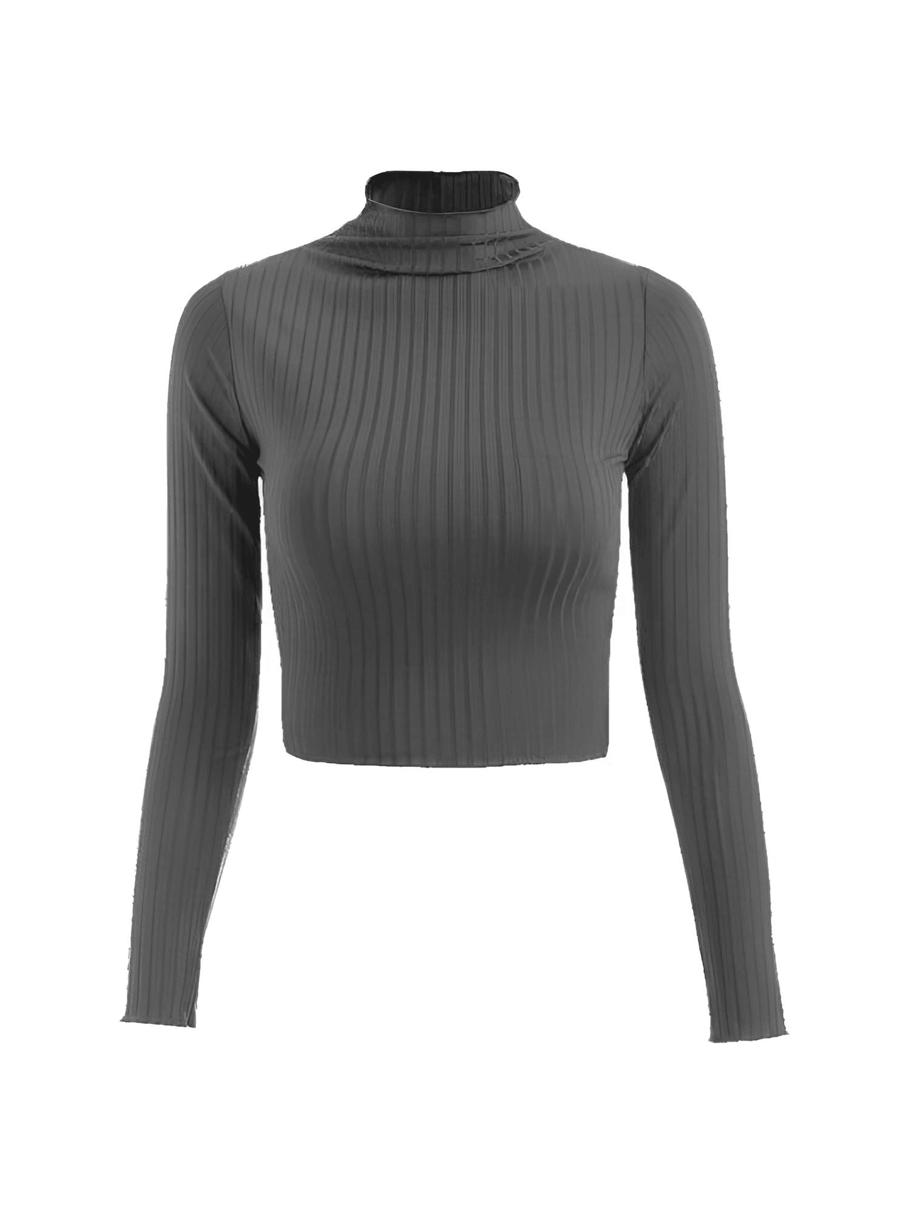 Women's Crop Turtleneck -, Turtleneck , Drestiny , Army Green, Australia, Black, Canada, Casual Shirts, Crop Tops, Dark Green, Dark Red, Gender_Women, Grey, L, Long Sleeves, M, New Zealand, S, Turtlenecks, United Kingdom, United States, XL, Yellow , Drestiny , www.shopdrestiny.com