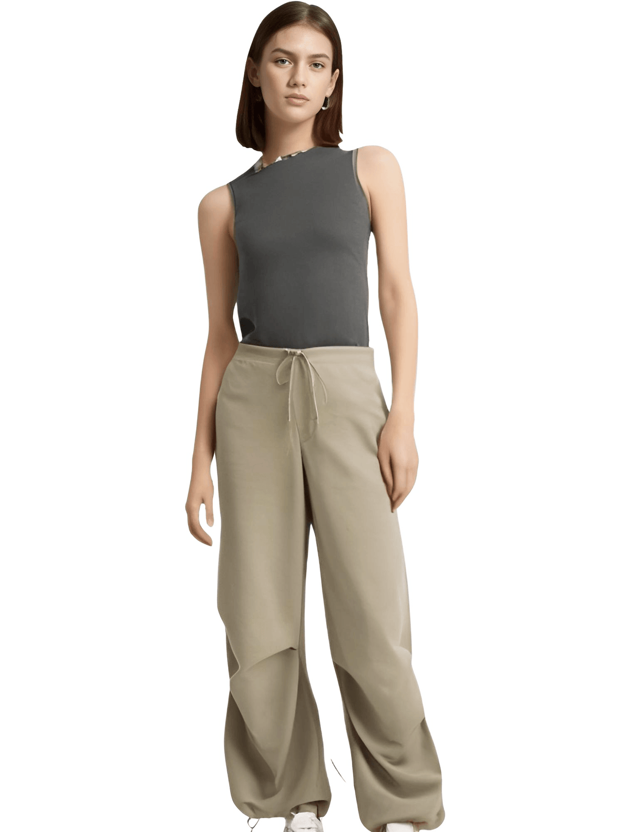 Women's High Waist Pants With Pockets - In 7 Colors! -, Joggers , Drestiny , Army Green, Australia, Black, Canada, Casual Pants, Dark Khaki, Dark Olive Green, Grey, Joggers, Khaki, L, M, New Zealand, Pink, S, United Kingdom, United States, White, XS , Drestiny , www.shopdrestiny.com