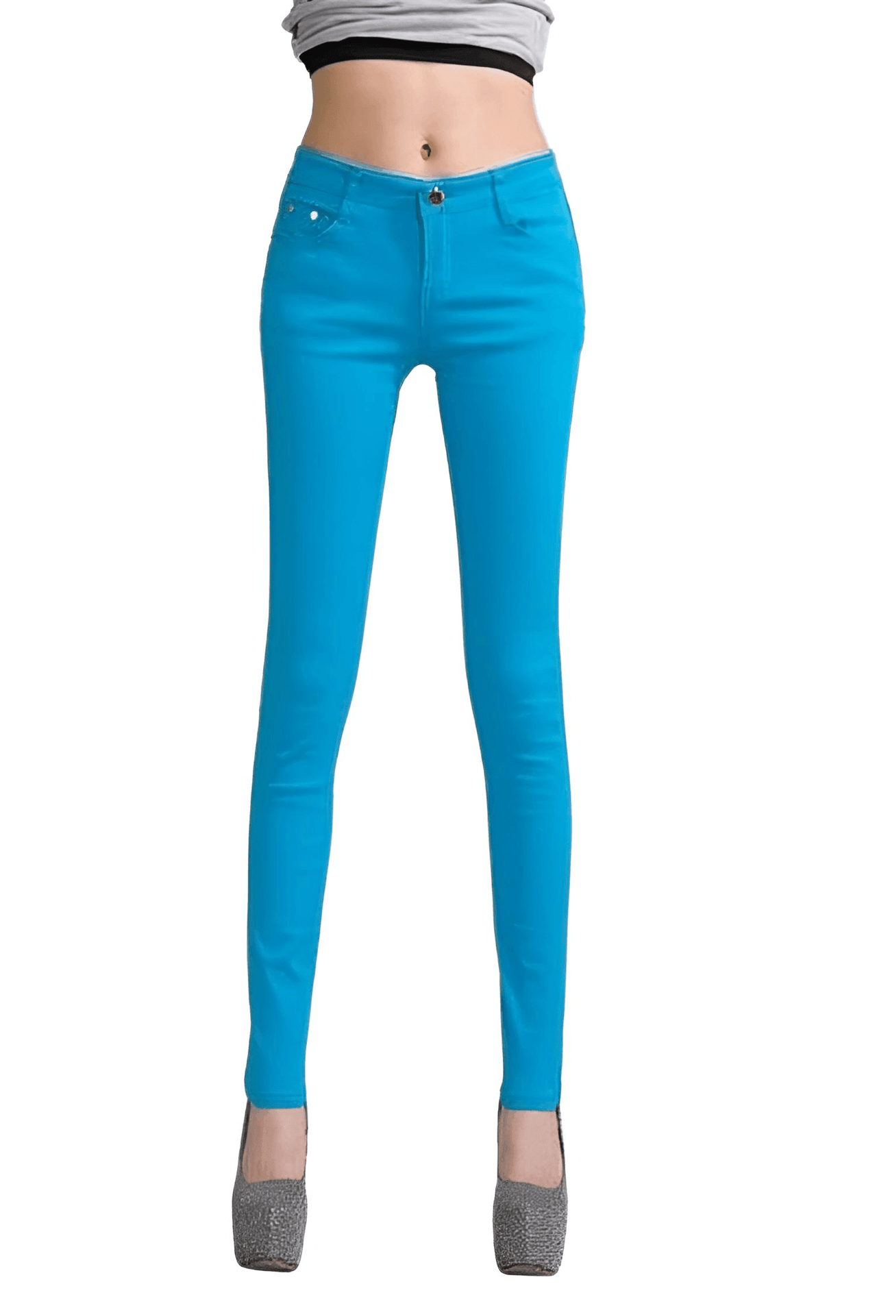 Women's Candy Colored Skinny Jeans - Up To Size 31! -, Pants , Drestiny , 26, 27, 28, 29, 30, 31, Australia, Black, Brown, Canada, Casual Pants, Dark Blue, Dark Brown, Dark Green, Deep Pink, FR, Green, Jeans, Khaki, Light Blue, Light Green, Light Purple, LightBlue, Navy, New Zealand, Orange, Pink, Purple, Red, Royal Blue, Skinny Jeans, United Kingdom, United States , Drestiny , www.shopdrestiny.com