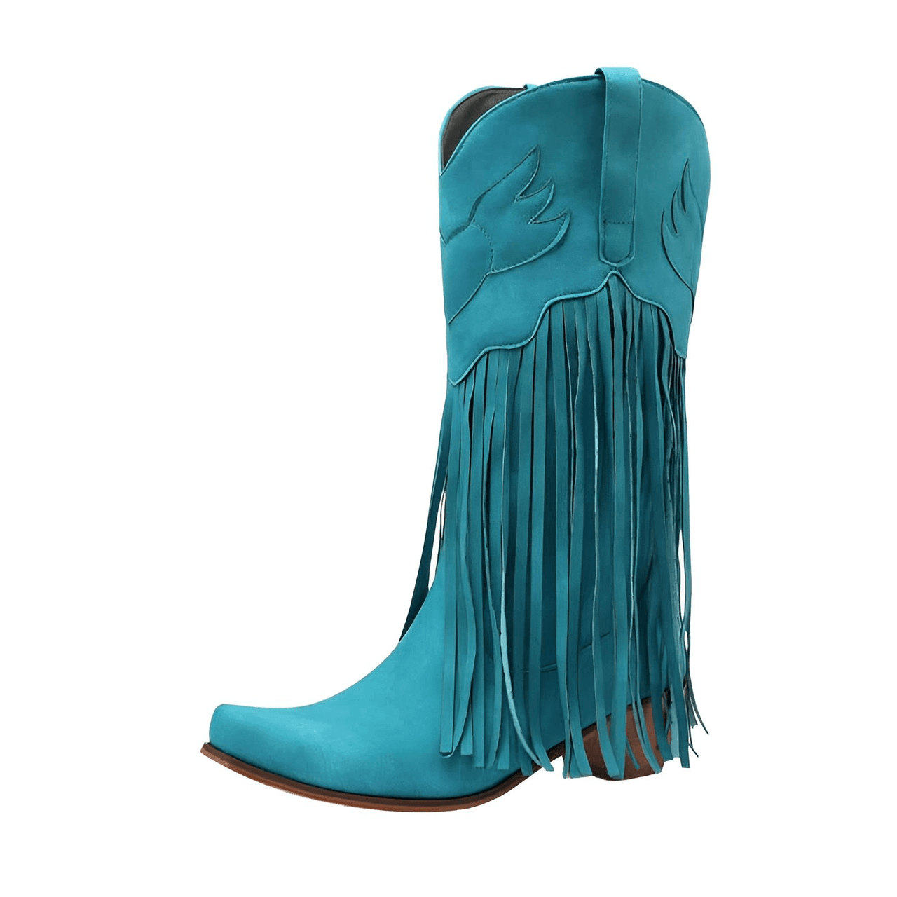 Women's Embroidered Tassel Mid-Calf Western Boots -, Boots , Drestiny , 10, 10.5, 4, 5, 6, 6.5, 7.5, 8.5, 9, 9.5, Australia, Black, Blue, Boots, Dark Red, Green, Teal, United Kingdom, United States, Wine Red , Drestiny , www.shopdrestiny.com