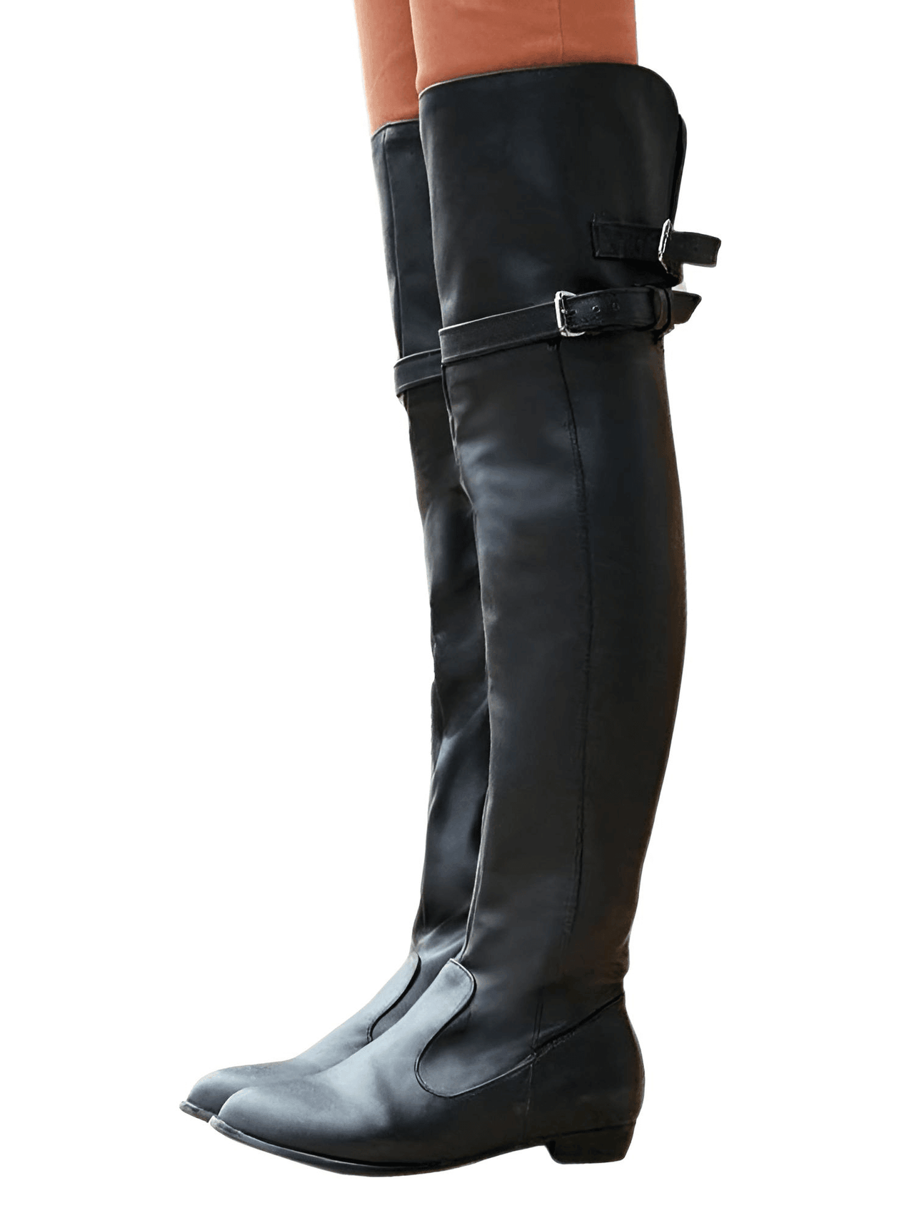 Women's Flat Heel Over The Knee Boots -, Boots , Drestiny , 10, 10.5, 11, 11.5, 4.5, 5, 5.5, 6, 6.5, 7, 7.5, 8, 8.5, 9, 9.5, Australia, Black, Boots, Canada, Dark Brown, Flats, Khaki, Knee Highs, New Zealand, Thigh Highs, United Kingdom, United States , Drestiny , www.shopdrestiny.com